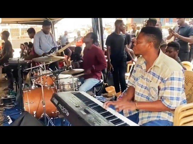 Amazingsee how instrumentalist display at ASAPH DIARY one week celebration.