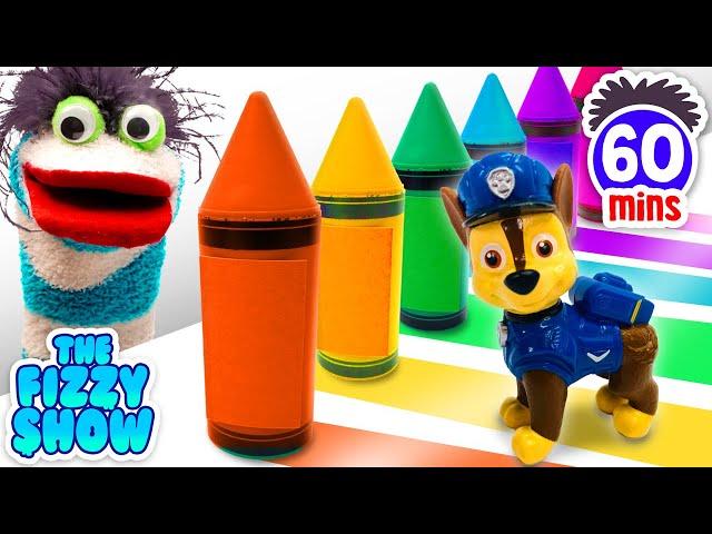 Fizzy & Phoebe Paw Patrol Rescue Missions With Slime, Lunchboxes & More! | Long Compilation For Kids