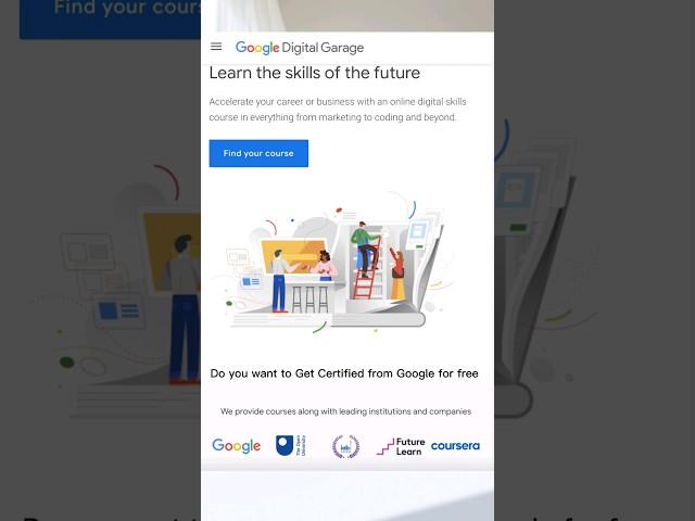 Get Certified from Google & Earn  Google Digital Garage #shortsvideo #google #freelearning