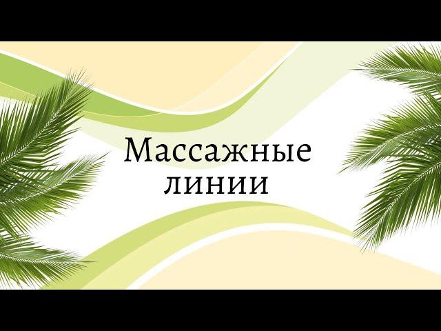 Массажные линии лица для массажа. Как правильно делать массаж.