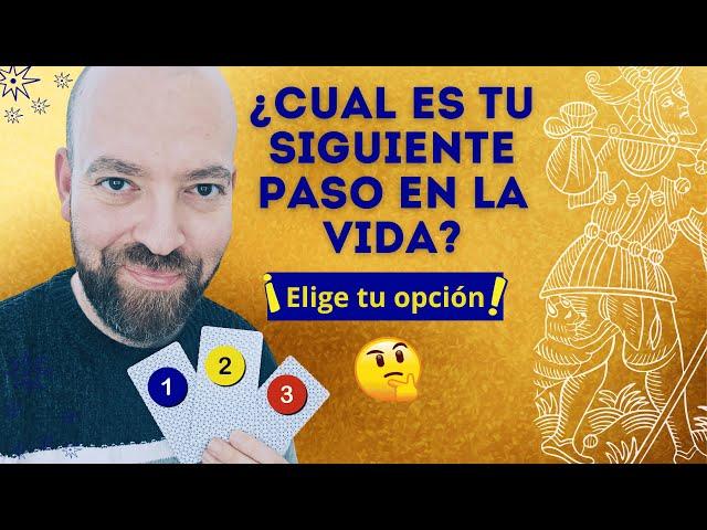 ¿Cuál es el SIGUIENTE PASO en tu vida? Elige tu grupo de cartas -Tarot interactivo-