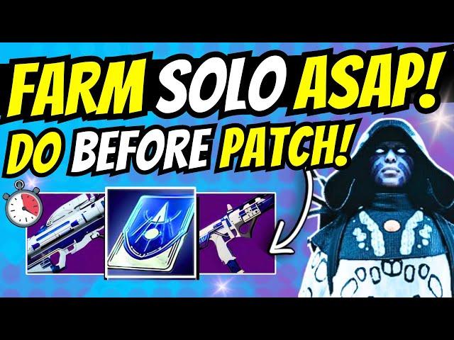 Do This SOLO ADEPT FARM - Before PATCH! Destiny 2 Holofoil Right Of The Nine Ghost Of Deep GLITCH!