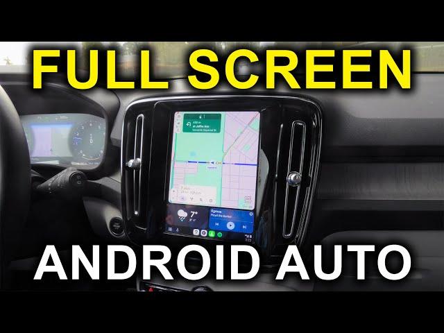 Volvo XC40 (2019-2022): Full Screen Android Auto And Apple CarPlay In XC40 With Sensus System!