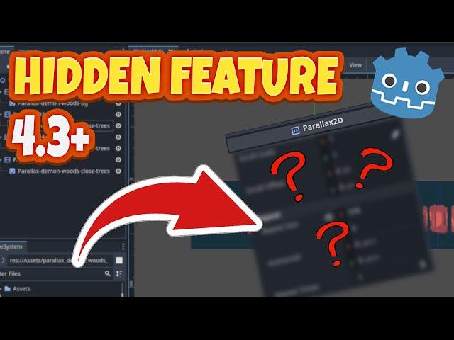 NEW Parallax2D Node In Godot 4.3!!