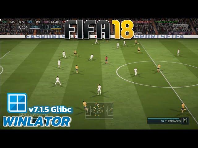 Winlator Glibc - Gameplay FIFA 18 (Windows) On Android