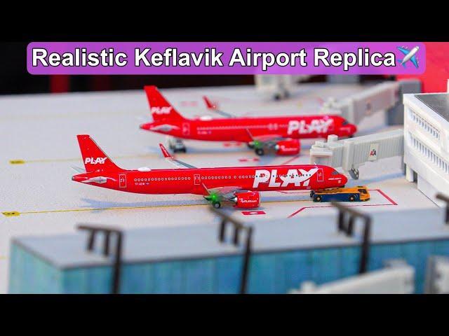 VERY DETAILED | Gemini Jets 1:400 Scale Replica of Keflavik International Airport