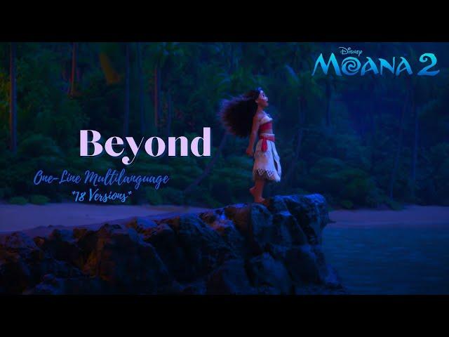 Moana 2- Beyond (One-Line Multilanguage)