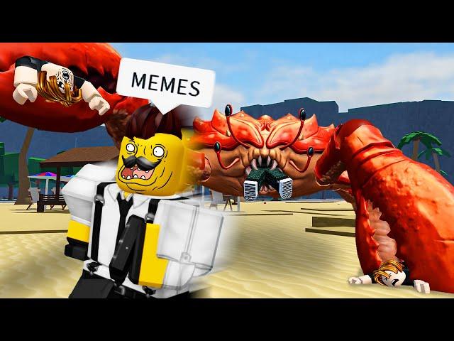 ROBLOX Strongest Battlegrounds Funny Moments Part 8 (MEMES) 