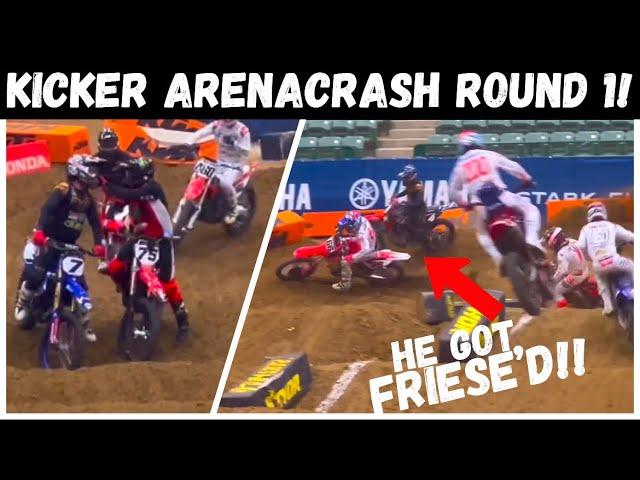 1ST PRO ARENACRASH OF THE YEAR WAS CRAZY!! Kicker Arenacross Round 1 Reno Race Day Vlog