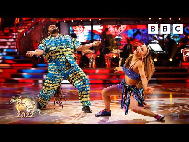 Hamza Yassin & Jowita Przystał Couple's Choice to Jerusalema - Remix  BBC Strictly 2022