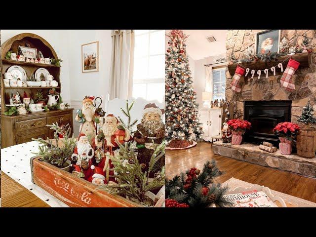 Christmas Home Tour : Antique Farmhouse Style Home With Genius Decorating Ideas!