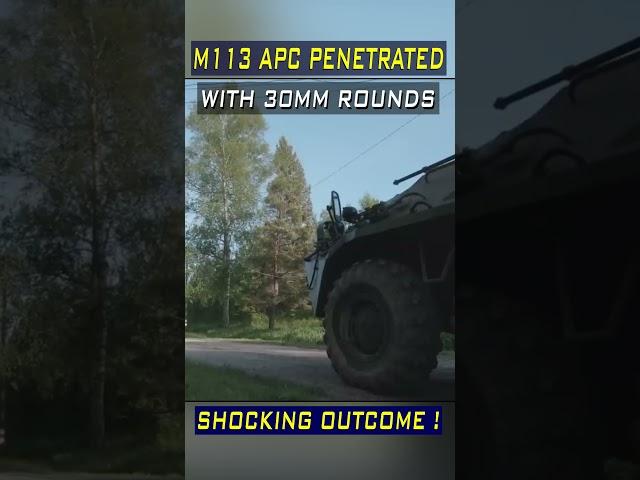 Russians are Testing M113 APC Armor Against 30mm Rounds