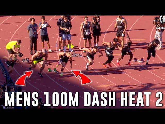 JAKE PAUL beats Bradley MARTYN in Mens 100m dash