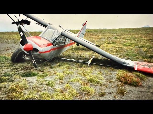 SuperCub crashed,  repaired and flew back home in Alaska