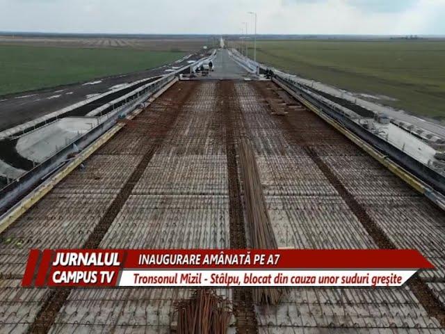 INAUGURARE AMÂNATĂ PE AUTOSTRADA A7 | S-A SUDAT GREŞIT