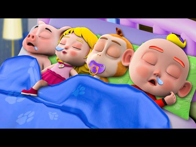 Ten in the Bed | Monkey, Elephant, Rabbit, Bear, Pig Animals Sound Song | Nursery Rhymes