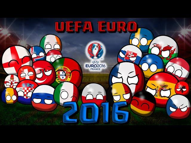 así fue la EUROCOPA 2016| countryballs