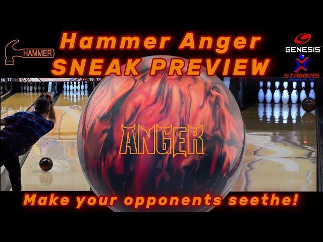 Hammer Anger Bowling Ball Sneak Preview -- High RG, Medium Diff, High Powered!
