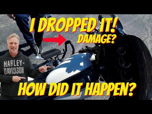 Don't Fear Dropping your Harley Davidson Motorcycle | Street Glide