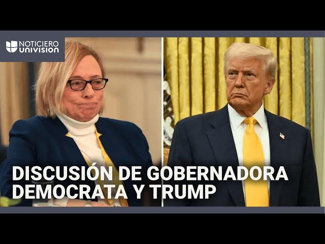 La tensa discusión entre una gobernadora demócrata y Trump: "Nos vemos en el tribunal"