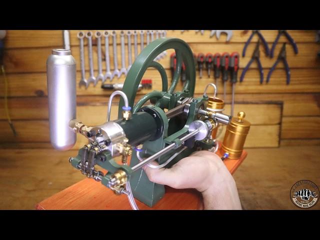 This is a really cool miniature stationary Mill engine!