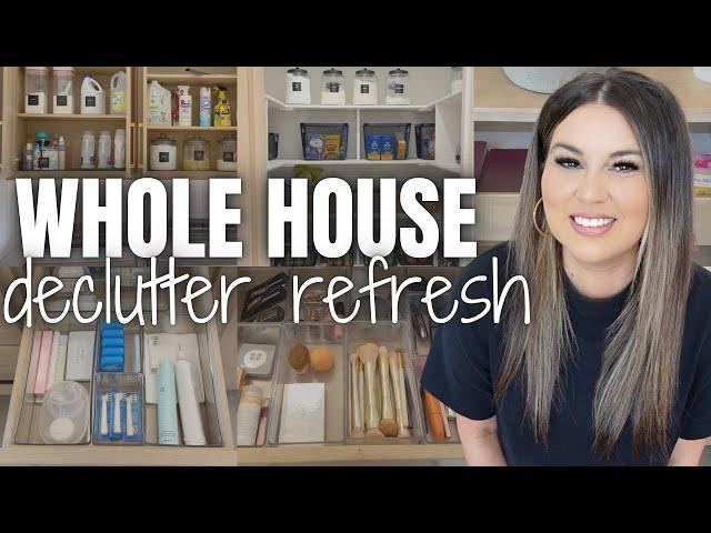 2025 WHOLE HOUSE DECLUTTER + REFRESH | DECLUTTERING ENTIRE HOUSE | QUICK DECLUTTER+ORGANIZE WITH ME