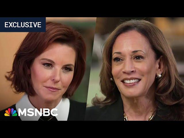 Kamala Harris’ first solo network interview as 2024 candidate I MSNBC Exclusive