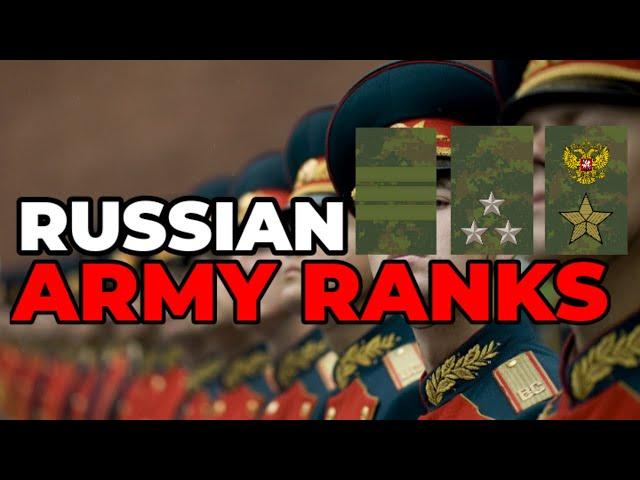 RUSSIAN ARMY RANKS