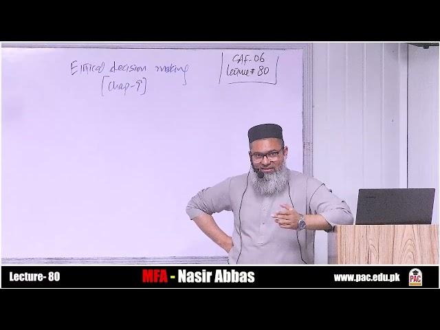 Ethics OR Halal & haraam..? by Nasir Abbas