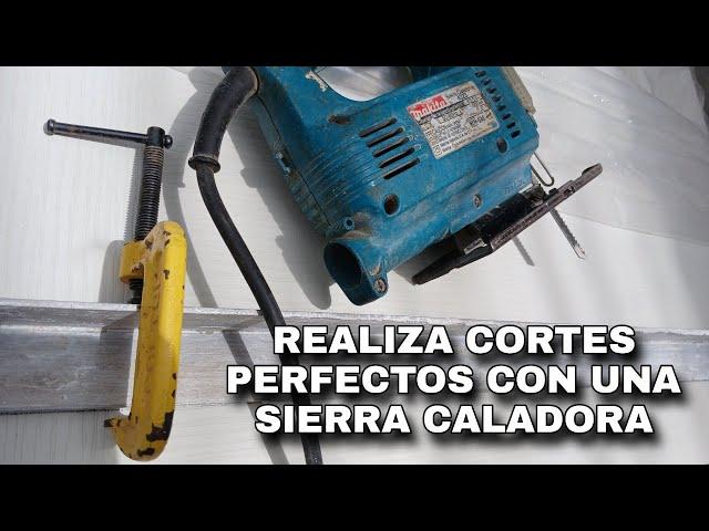 COMO HACER UN CORTE RECTO Y PROFESIONAL CON SIERRA CALADORA EN MADERA