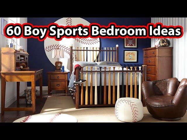 60 Cool Sports Themed Boy's Bedrooms - CREATIVE DESIGN IDEAS