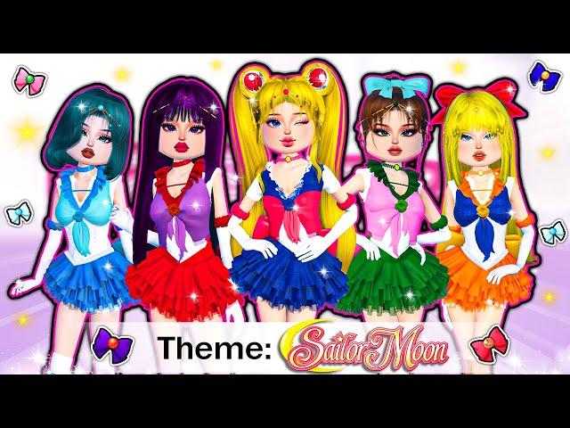 Buying Iconic SAILOR MOON Themes in DRESS to IMPRESS...!!! OUTFIT HACKS to WIN