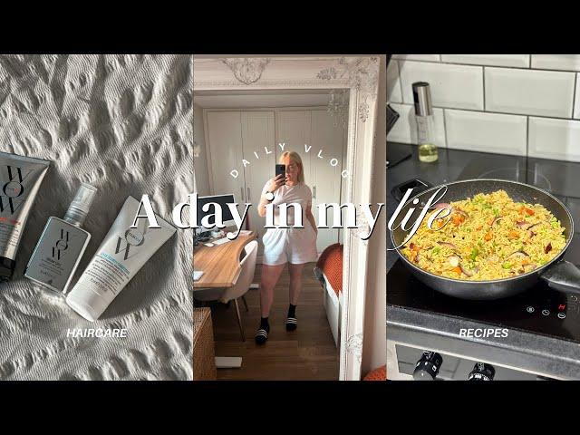 New Haircare Routine & Fried Rice Recipe Walkthrough 