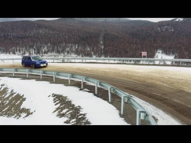 Subaru forester Sti snow drift Mongolia