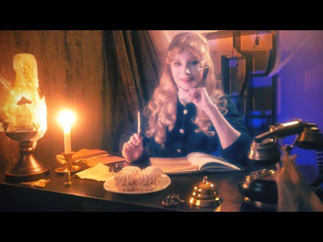 A Haunted Hotel Check-in  ASMR Roleplay