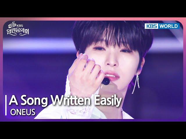 A Song Written Easily - ONEUS [Open Concert : EP.1480] | KBS KOREA 240526