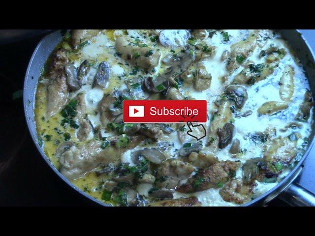 Всеми любимое блюдо  Частый Гость на столе Creamy Mushroom Chicken .