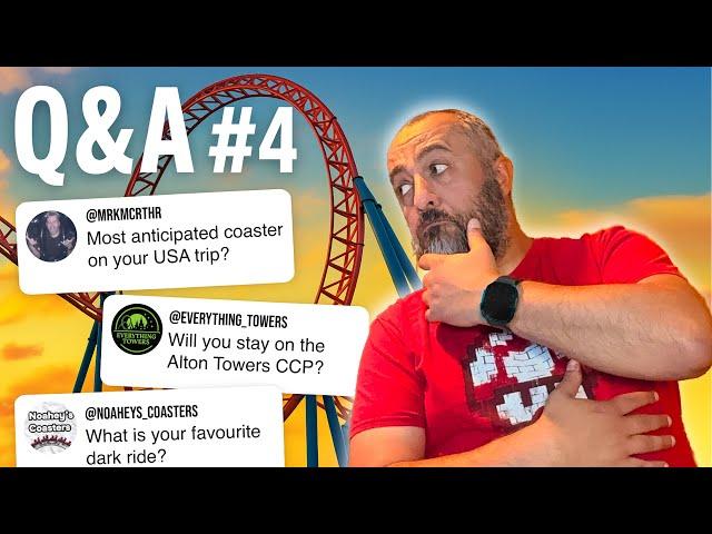 Favourite Parks, Least Favourite Rides & Embarrassing Confessions | Q&A #4