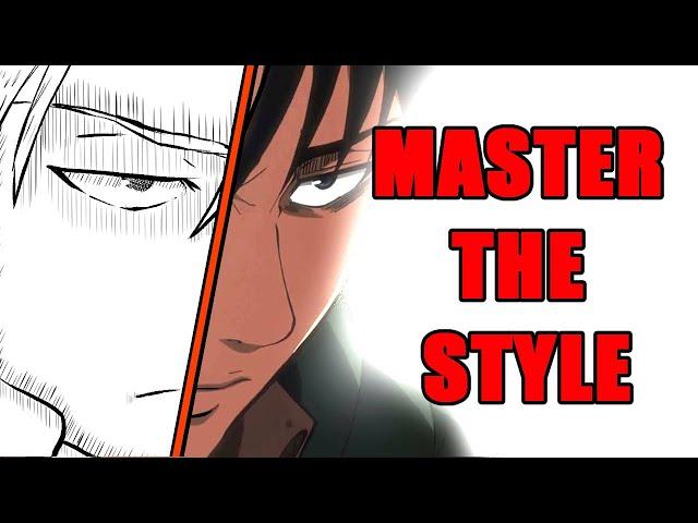 How to Draw in The ATTACK ON TITAN Art Style | TUTORIAL