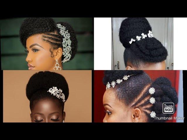 Natural bridal hairstyles// Imisatsi y'abageni iri natural/ Natural hair trends