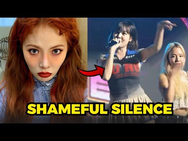 HYUNA IS IGNORED WITH AN EMBARRASSING SILENCE FROM THE AUDIENCE WHILE SINGING