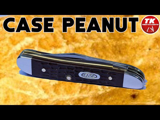 Case Peanut Jigged Delrin Pocket Knife 00046 (6220 SS)