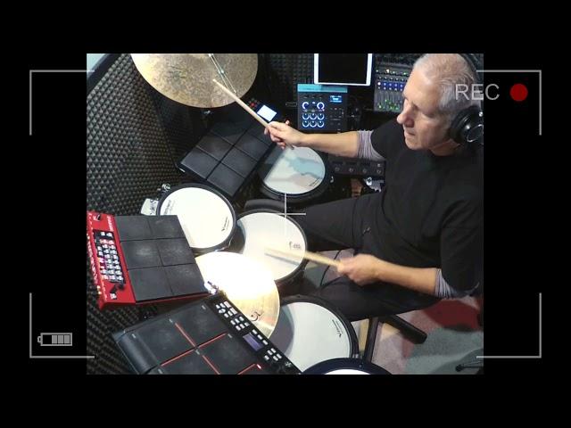 Real cymbals with an eKit. Istanbul Agops with my Roland kit