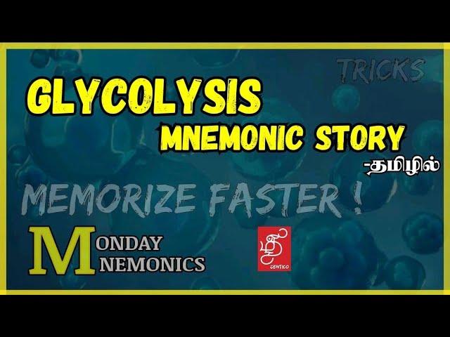 GLYCOLYSIS MNEMONICS | GLYCOLYSIS IN TAMIL | MONDAY MNEMONICS | #GLYCOLYSIS #MNEMONICS #BIOCHEMISTRY