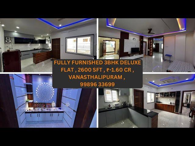 Spacious 3BHK Deluxe Flat for Sale in Vanasthalipuram!  99896 33699 ​⁠ @al_properties