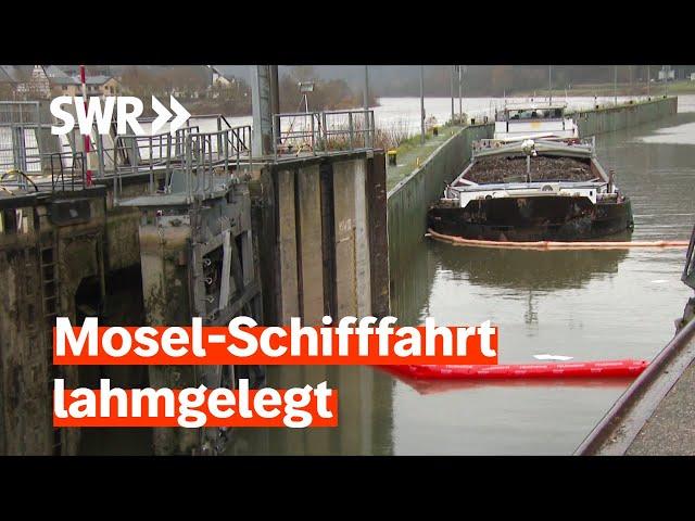 Schleusen-Unfall – Desaster für Mosel-Schifffahrt | Zur Sache! Rheinland-Pfalz