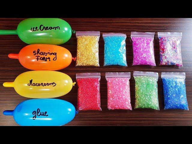 Making Slime with Funny Balloons and Slushie Beads - Oddly Satisfying Video