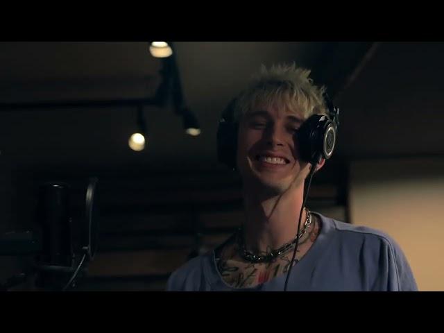 Machine Gun Kelly in the studio recording 'Tickets To My Downfall' and 'Mainstream Sellout'