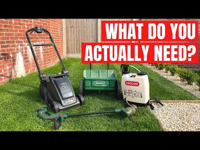 What Lawn Care EQUIPMENT do you ACTUALLY Need? Beginners Guide to a Great Lawn