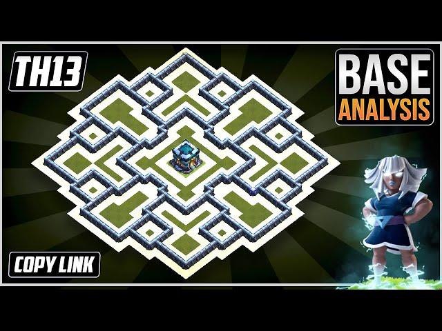 THE NEW BEST TH13 HYBRID/TROPHY Base 2024 | Town Hall 13 (TH13) Hybrid Base Design – Clash of Clans